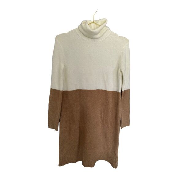 J. Crew | Factory Colorblock Wool Blend Sweater Dress | XXS - Picture 2 of 5